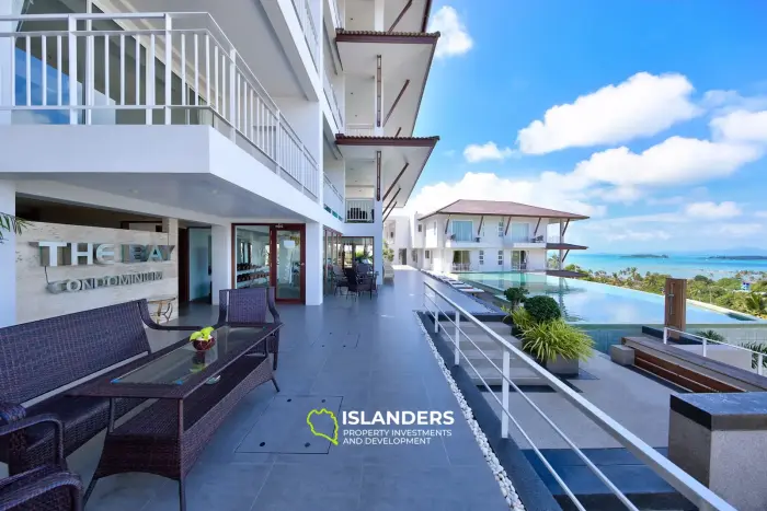 Condominio de 1 dormitorio con vista al mar.