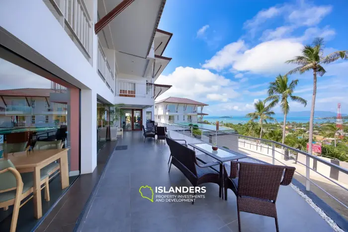 Condominio de 1 dormitorio con vista al mar.