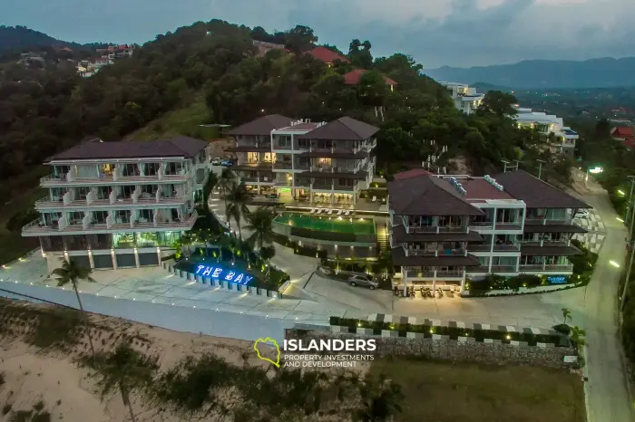 Condominio de 1 dormitorio con vista al mar.