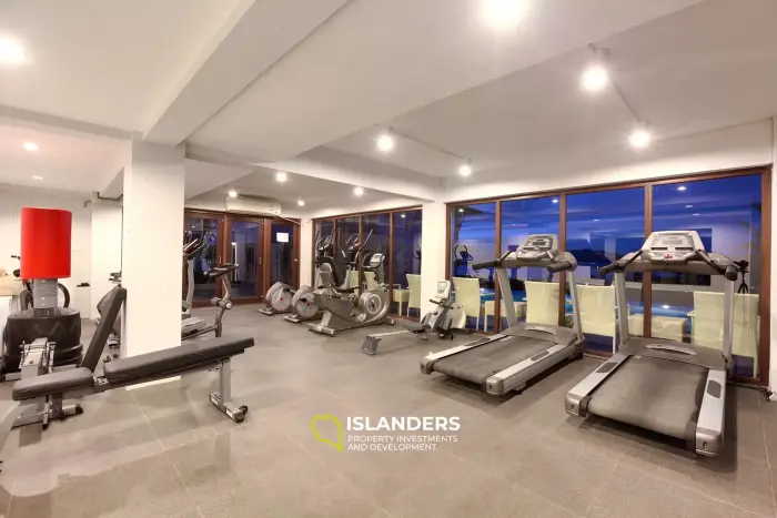 Condominio de 1 dormitorio con vista al mar.