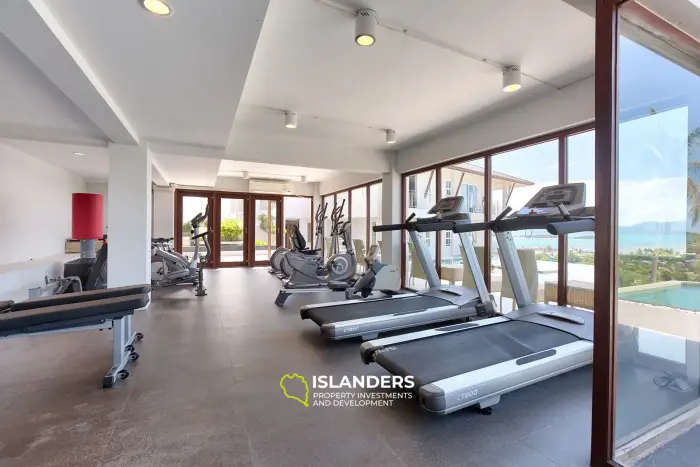 Condominio de 1 dormitorio con vista al mar.