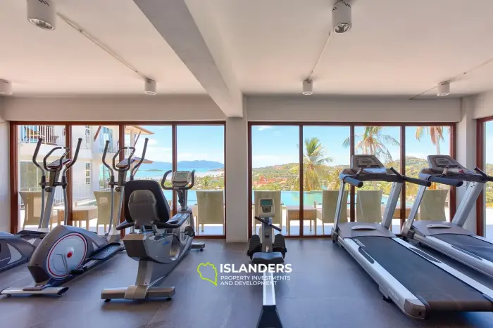 Condominio de 1 dormitorio con vista al mar.