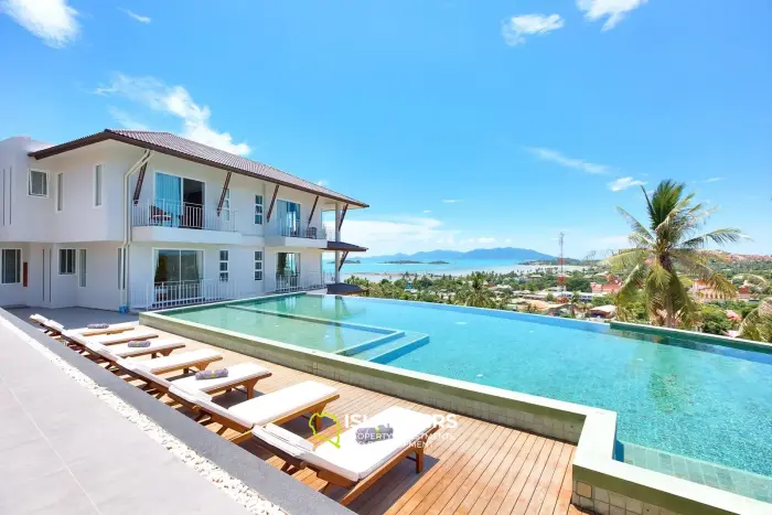Condominio de 1 dormitorio con vista al mar.