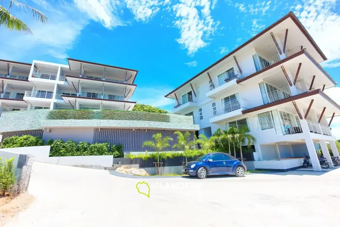 Condominio de 1 dormitorio con vista al mar.