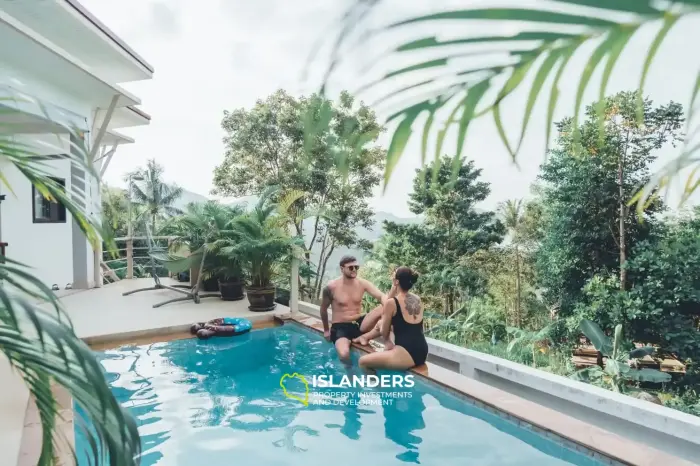 Villas jumelles de 2 chambres avec vue sur la mer – 5 500 000 THB (chacune)