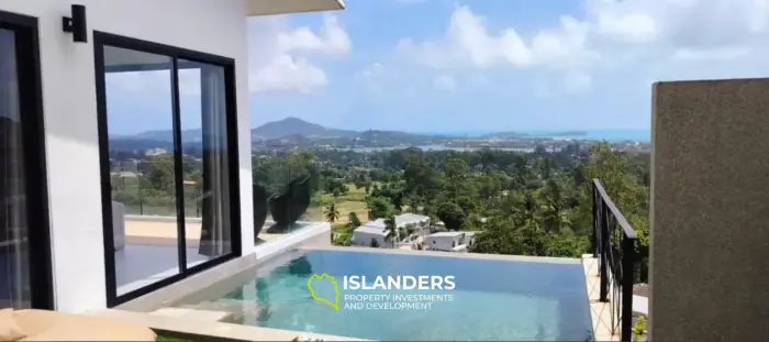 Apartamentos modernos de 2 habitaciones con grandes ventanas panorámicas.