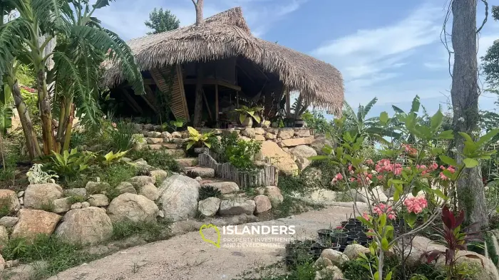 Bamboo Eco Sanctuary with Panoramic Ocean Views