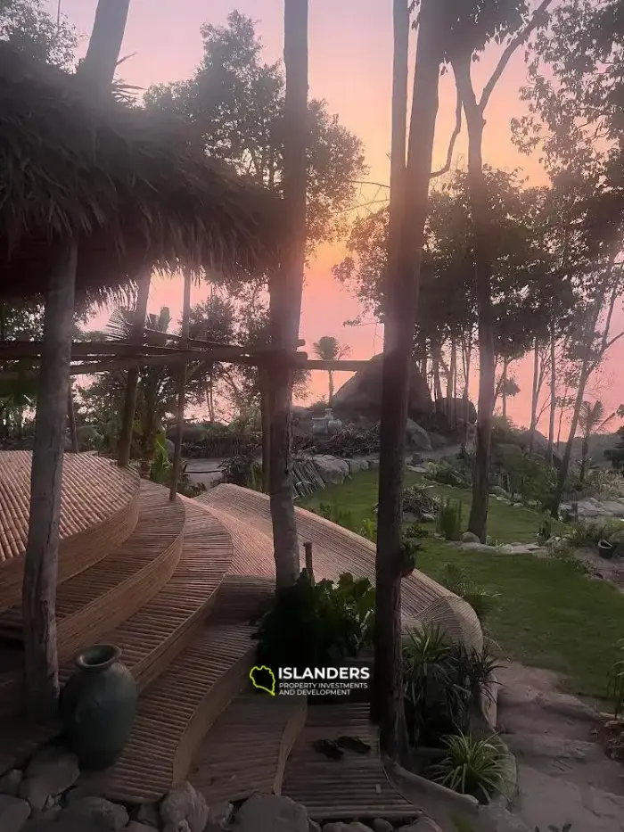 Bamboo Eco Sanctuary with Panoramic Ocean Views