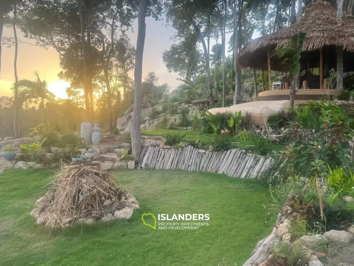 Bamboo Eco Sanctuary with Panoramic Ocean Views