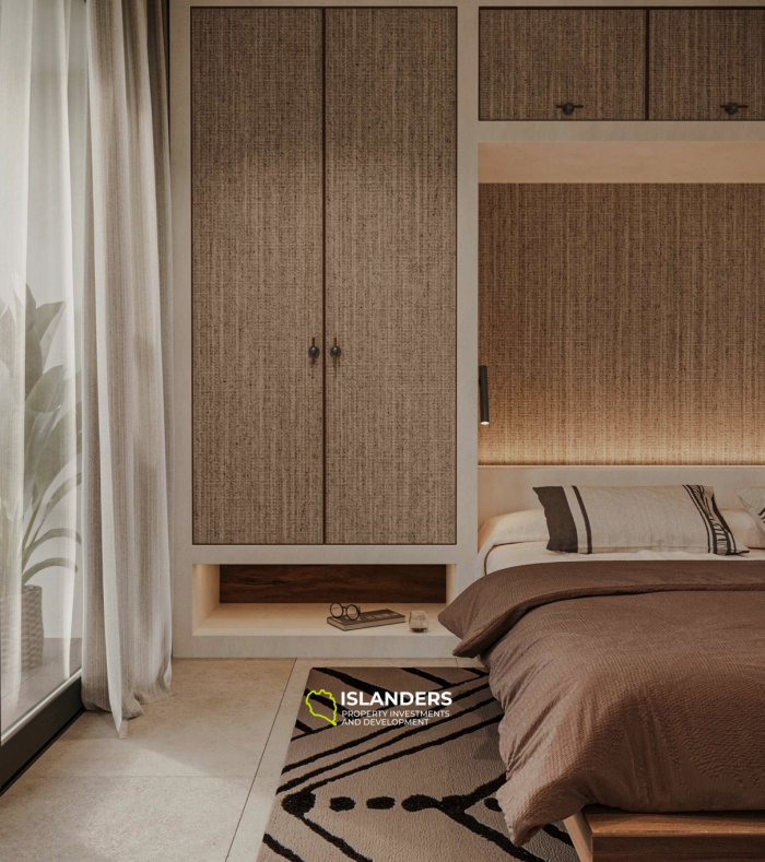 Просторная вилла с 3 спальнями и видом на сад с бассейном.