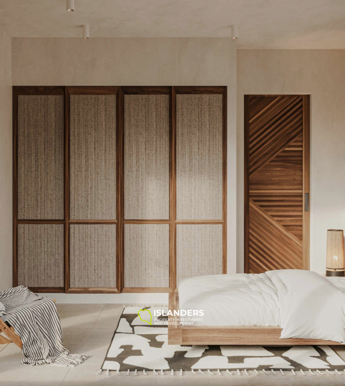 Просторная вилла с 3 спальнями и видом на сад с бассейном.