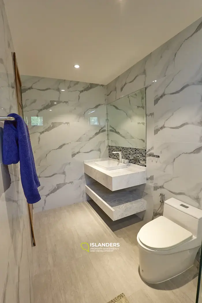 ใหม่ วิลล่าพร้อมสระว่ายน้ำ 4 ห้องนอน ใกล้โรงเรียน PBISS