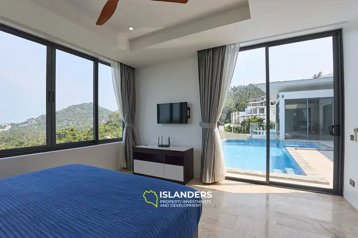 ใหม่ วิลล่าพร้อมสระว่ายน้ำ 4 ห้องนอน ใกล้โรงเรียน PBISS