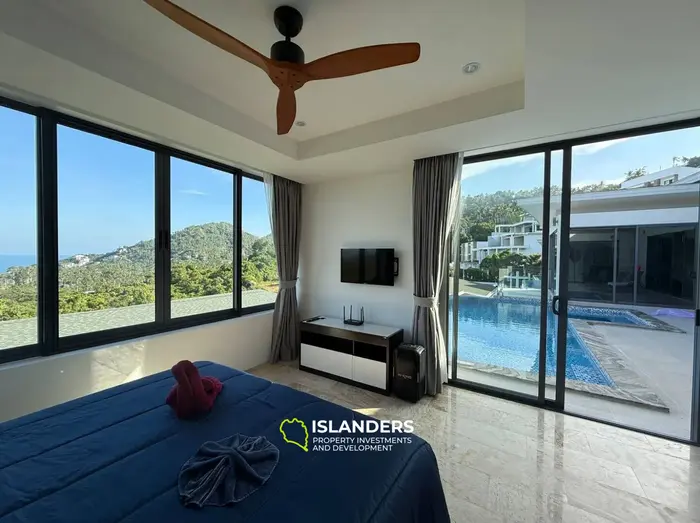 ใหม่ วิลล่าพร้อมสระว่ายน้ำ 4 ห้องนอน ใกล้โรงเรียน PBISS