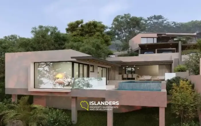 3 bdrm pool villa with sea and sunset view