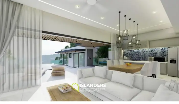 3 bdrm pool villa with sea and sunset view