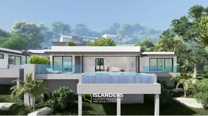 3 bdrm pool villa with sea and sunset view