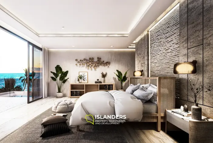 Villa moderne de 3 chambres avec piscine et agencement pratique.