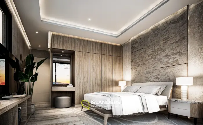 Villa moderne de 3 chambres avec piscine et agencement pratique.