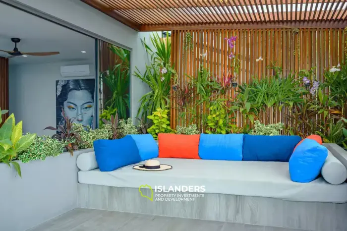 วิลล่าพร้อมสระว่ายน้ำ 3 ห้องนอนกว้างขวางในพื้นที่สีเขียวที่เงียบสงบ