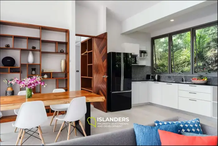 วิลล่าพร้อมสระว่ายน้ำ 3 ห้องนอนกว้างขวางในพื้นที่สีเขียวที่เงียบสงบ