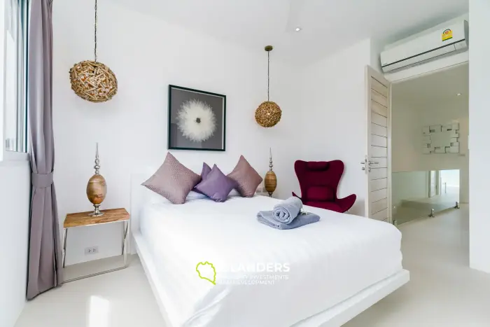 Two-storey pool villa 4 bdrm with access to private beach
