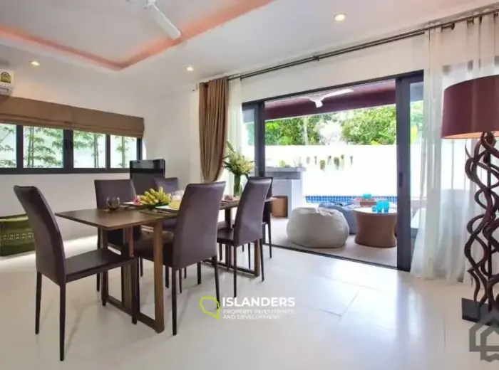 Poolvilla mit 3 Schlafzimmern und angelegtem Bereich