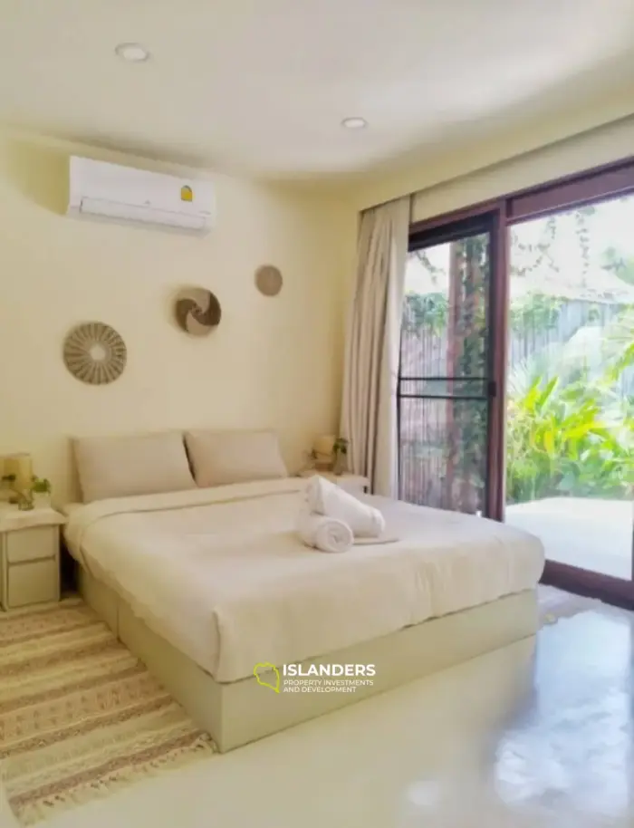 🏡 Villa Tropical Hideaway con Gran Jardín y Piscina Privada – Coconut Lane, Koh Phangan 🌴🌺