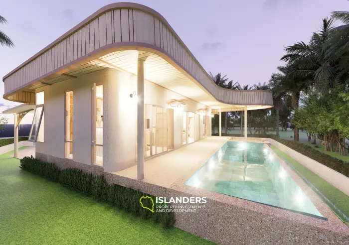 🌿 فيلا هارموني الاستوائية – منزل بتصميم من غرفتي نوم مع مسبح وإطلالات على الجبال