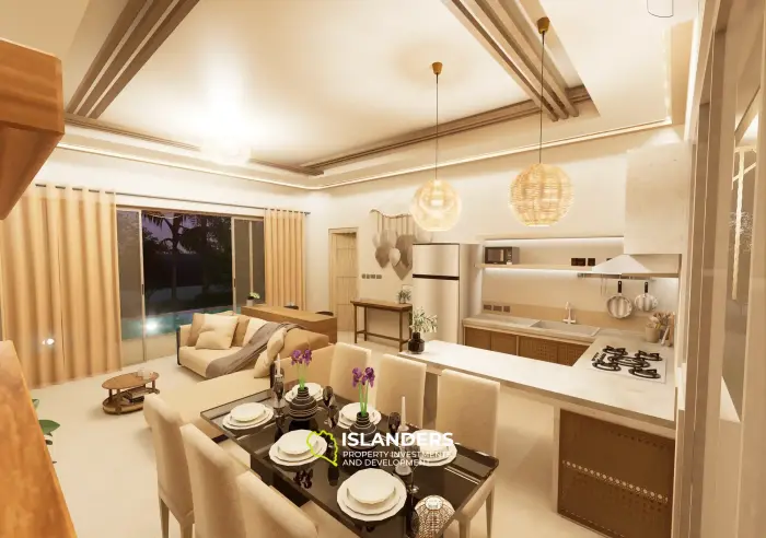 🌿 فيلا هارموني الاستوائية – منزل بتصميم من غرفتي نوم مع مسبح وإطلالات على الجبال