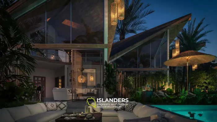 🌿 Villa VIP de 2 habitaciones con jardín extra – ¡Vida premium en la isla!