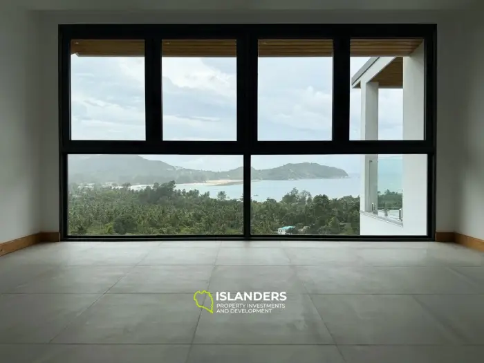 Ein außergewöhnliches 3-Zimmer-Haus mit Blick auf die Bucht.