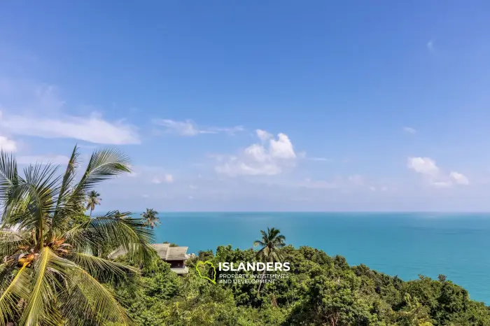 Villa dúplex con piscina de 3 habitaciones, amueblada y con vista al océano.