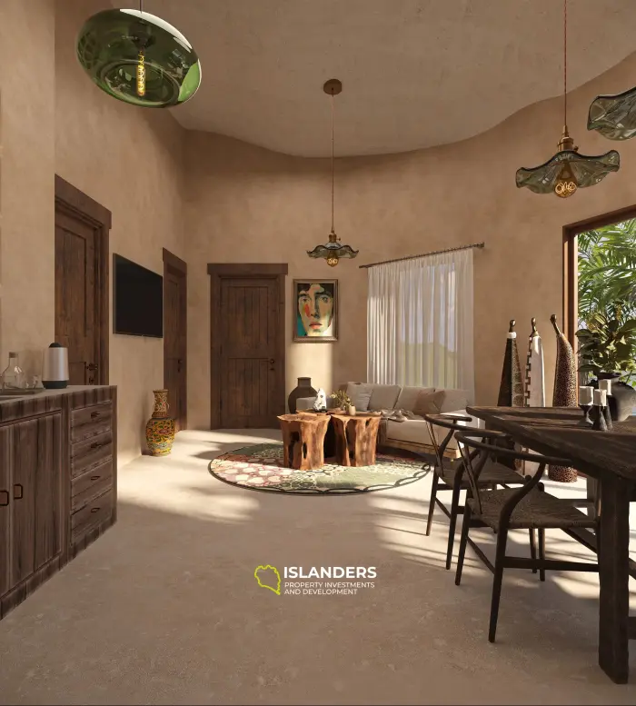 Estilo de lujo único en la naturaleza, 2 habitaciones en un lugar tranquilo con vista al mar, junto a la playa.