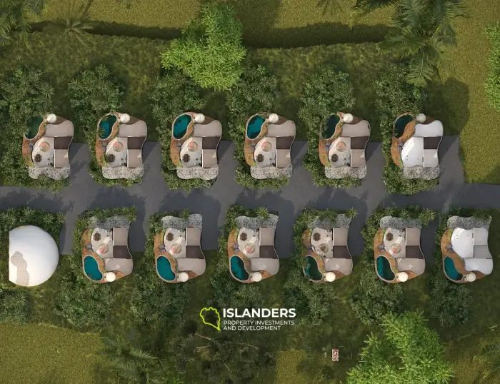 Estilo de lujo único en la naturaleza, 2 habitaciones en un lugar tranquilo con vista al mar, junto a la playa.