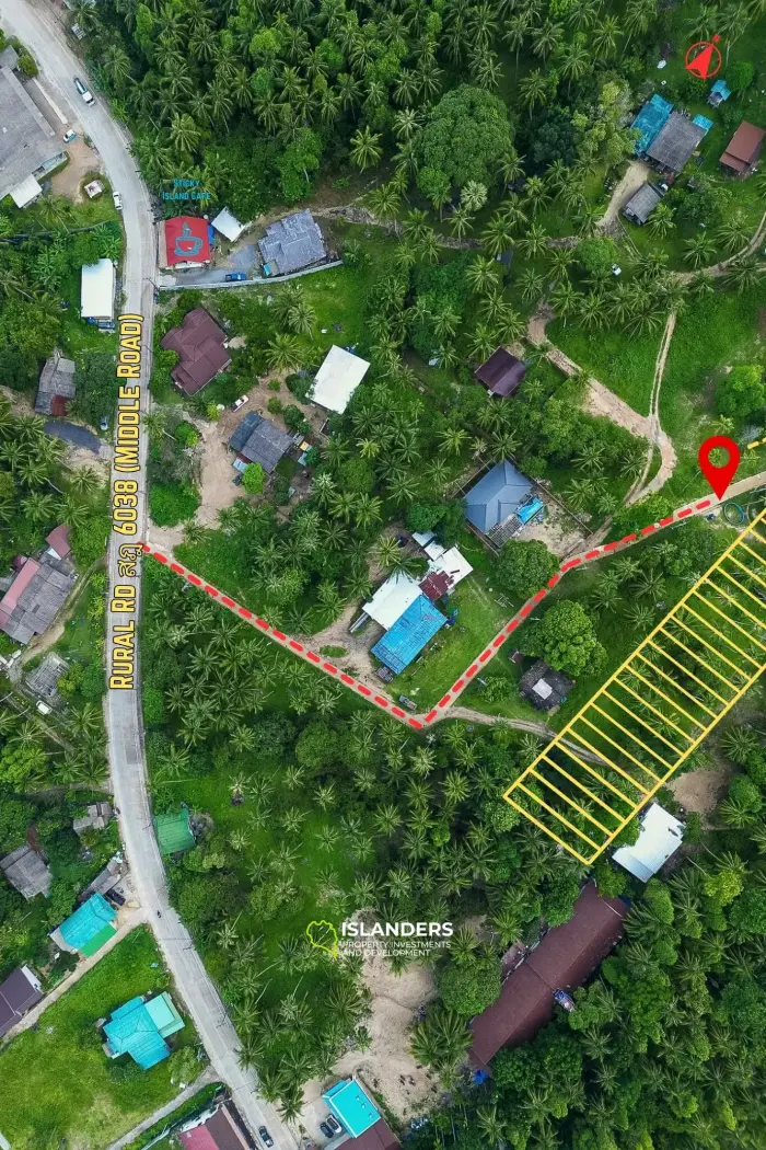 🌴 Terreno en venta – Srithanu, Koh Phangan 🌴