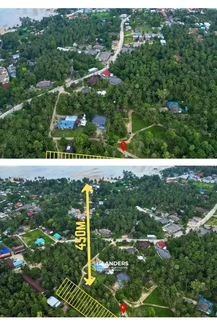🌴 Terreno en venta – Srithanu, Koh Phangan 🌴