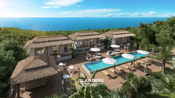 🏝 ¡Villas Tropicales de 1 Habitación con Vista al Mar y Piscina Privada! (Haad Salad)