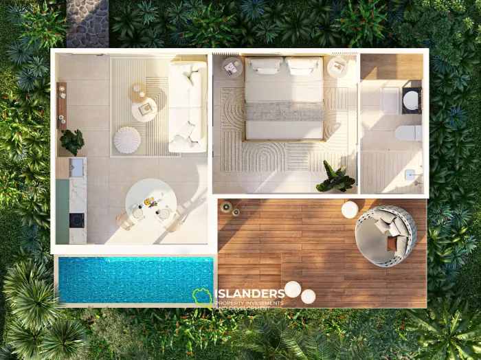 🏝 ¡Villas Tropicales de 1 Habitación con Vista al Mar y Piscina Privada! (Haad Salad)