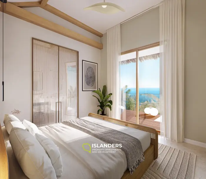 🏝 ¡Villas Tropicales de 1 Habitación con Vista al Mar y Piscina Privada! (Haad Salad)