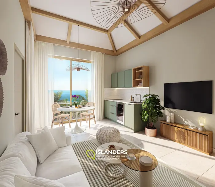 🏝 ¡Villas Tropicales de 1 Habitación con Vista al Mar y Piscina Privada! (Haad Salad)