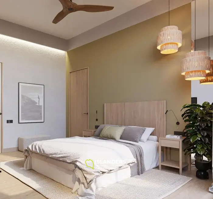 Villa confortable de 2 chambres avec piscine commune au centre de l'île.