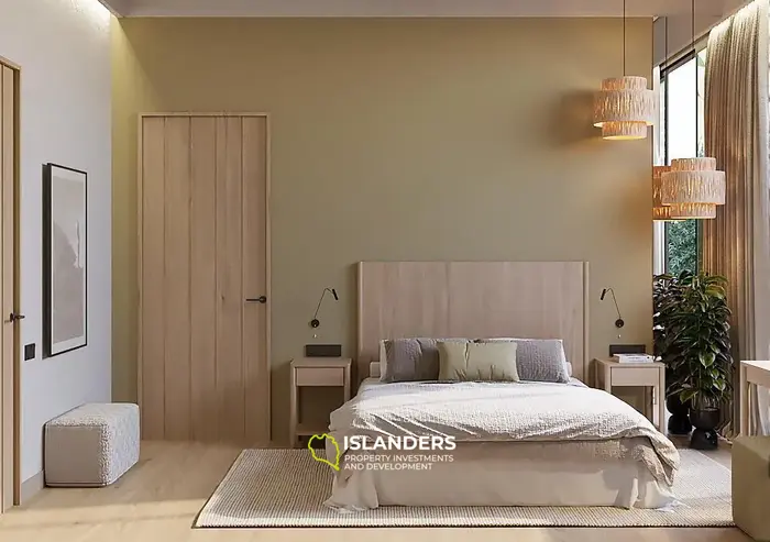 Villa confortable de 2 chambres avec piscine commune au centre de l'île.