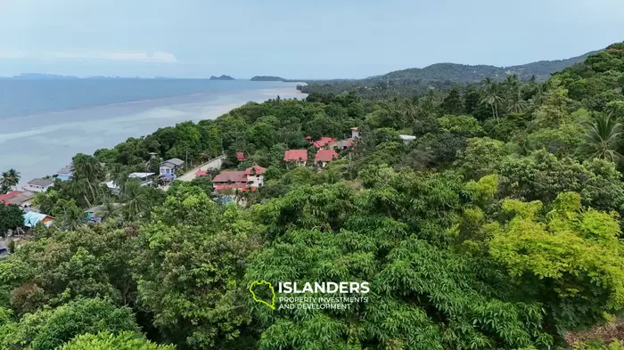 Meerblickgrundstück mit Sonnenuntergangs-Vibes und Blick auf Samui | Koh Phangan