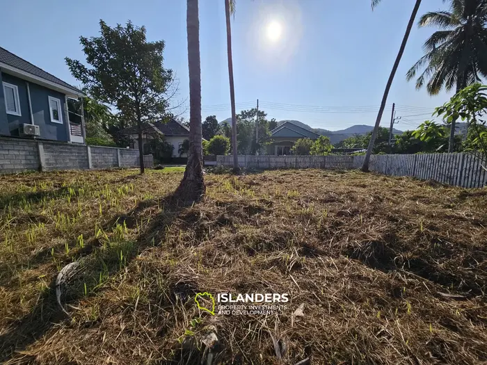 Terrain plat Madua Wan prêt à construire avec un accès facile.