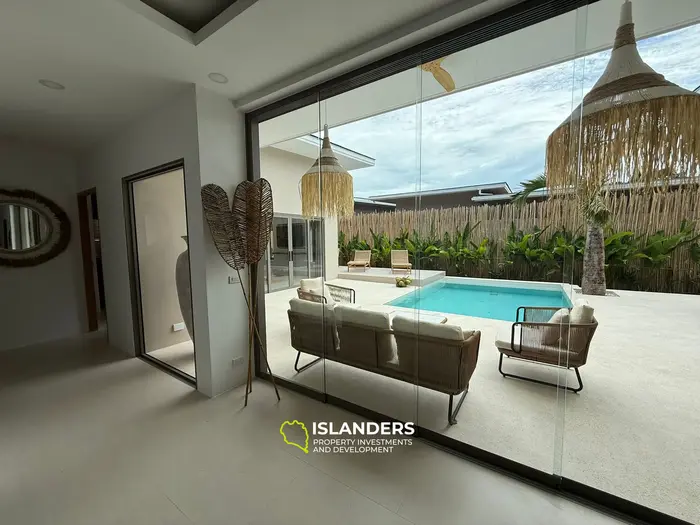 New 3 bdrm pool villa within walking distance to Fisherman's Village