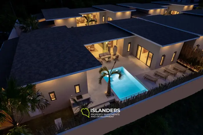 New 3 bdrm pool villa within walking distance to Fisherman's Village