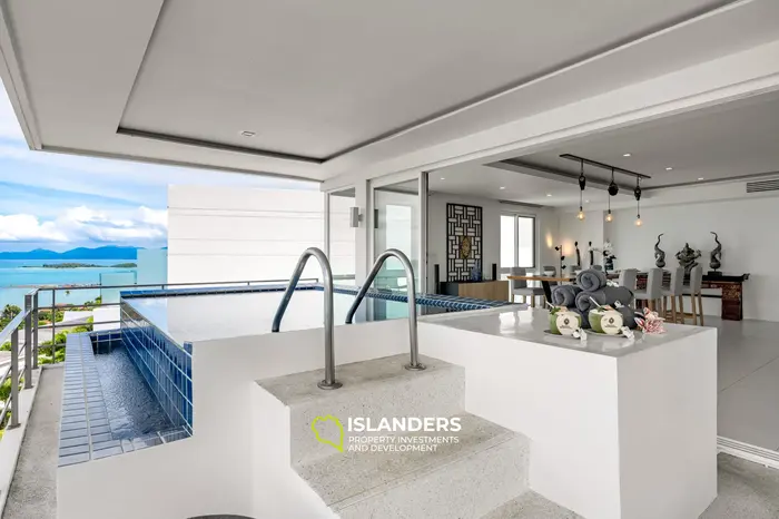 Penthouse 3 bdrm with pool and sea view after complete renovation