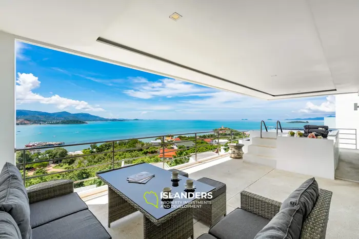 Penthouse 3 bdrm with pool and sea view after complete renovation