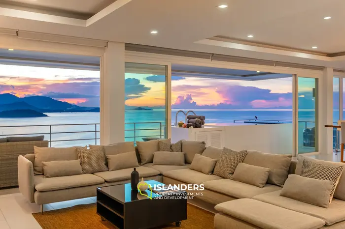 Penthouse 3 bdrm with pool and sea view after complete renovation